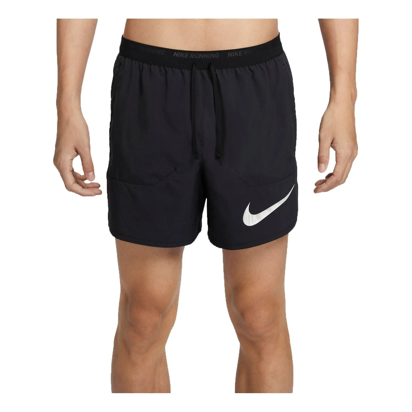 Nike Flex Stride Run Energy 5inch Brief-Lined Running Shorts Asia Sizing 'Black White' FN4001-010 - 1