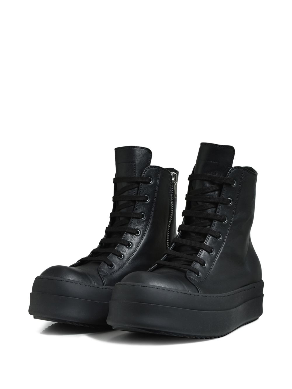 zip-fastening high-top sneakers - 2