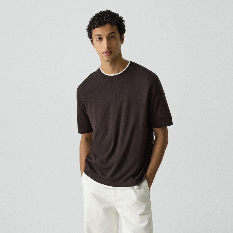 Relaxed Sweater Tee in Regal Wool 2