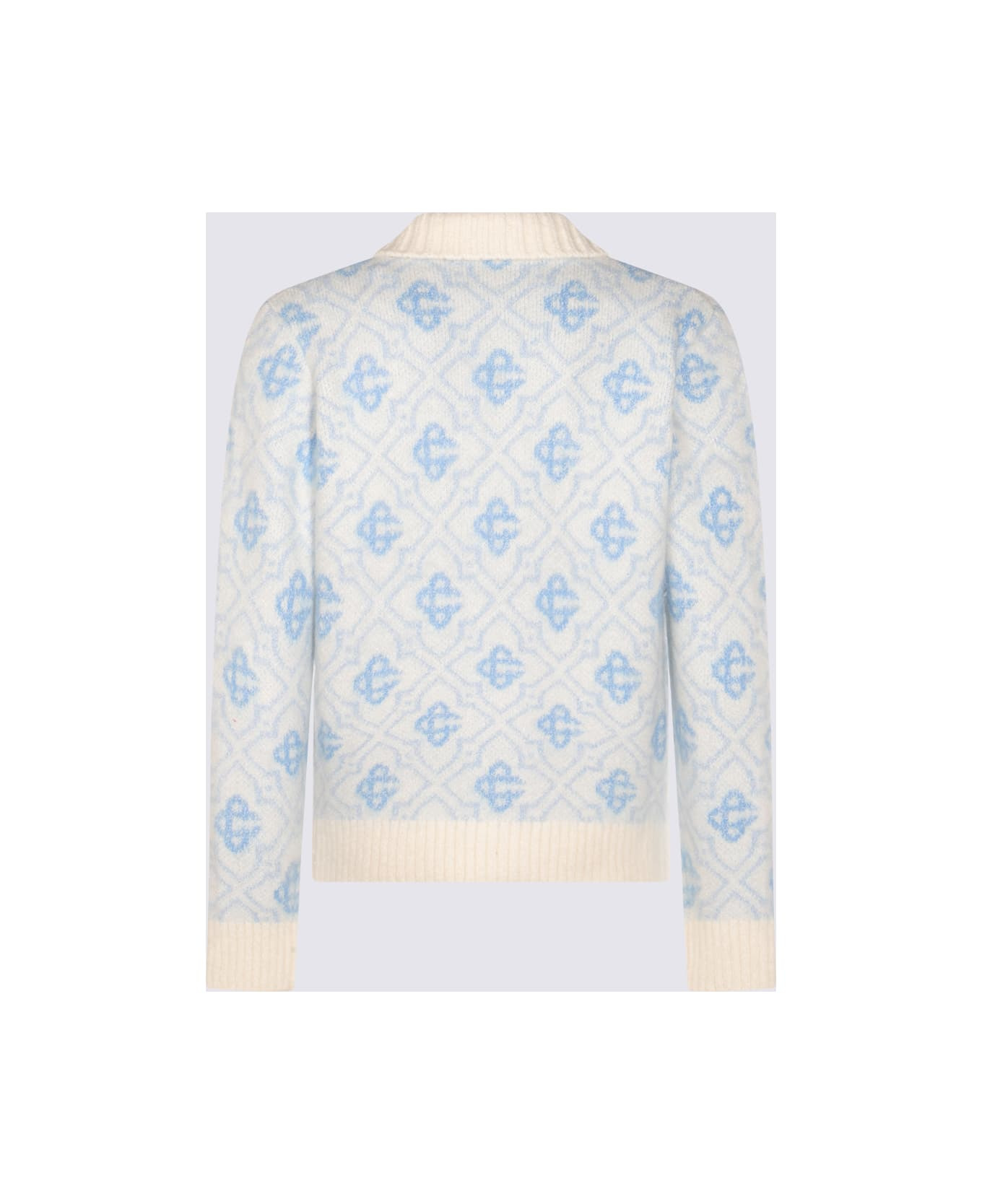 Light Blue Cotton Knitwear - 2