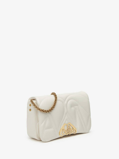 Alexander McQueen Women's The Seal Small Bag in Soft Ivory outlook