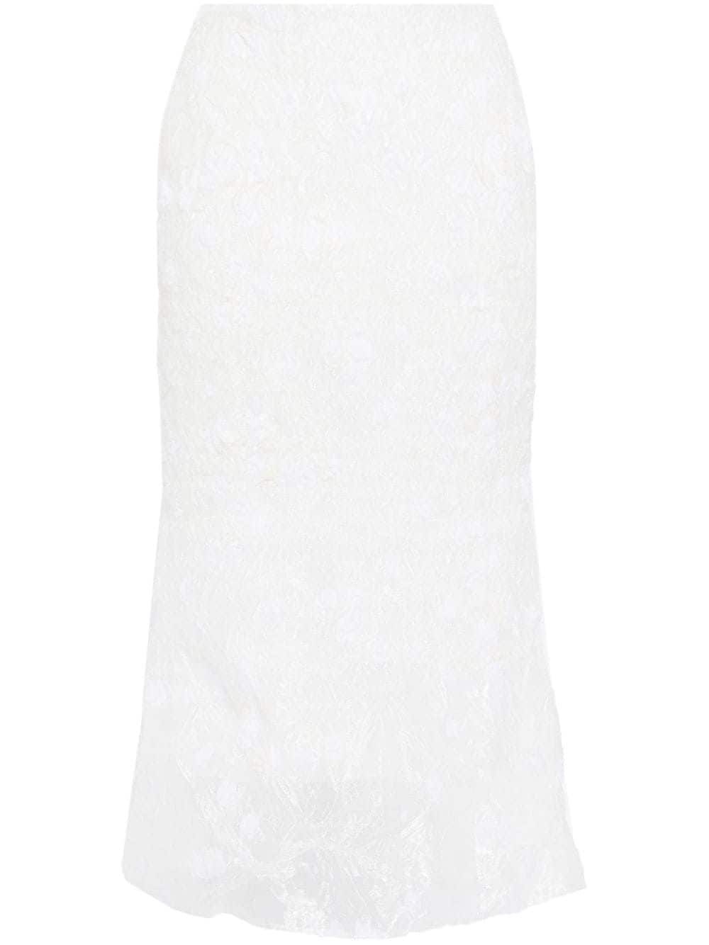 fil-coupÃ© semi-sheer midi skirt - 1