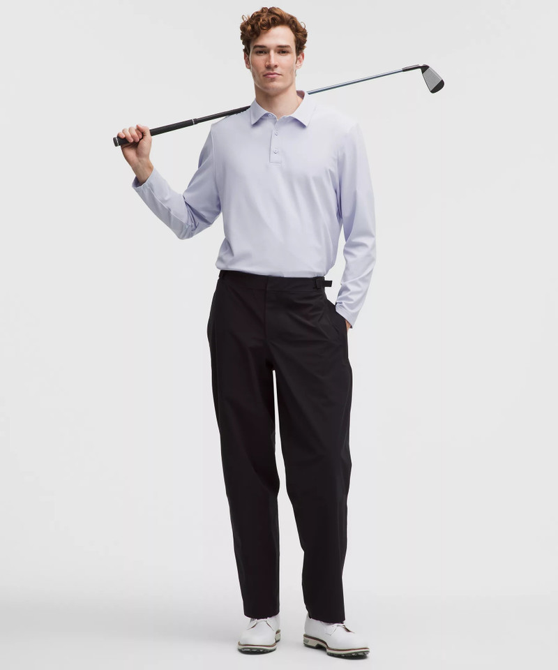 lululemon Relaxed-Fit Long-Sleeve Golf Polo Shirt outlook