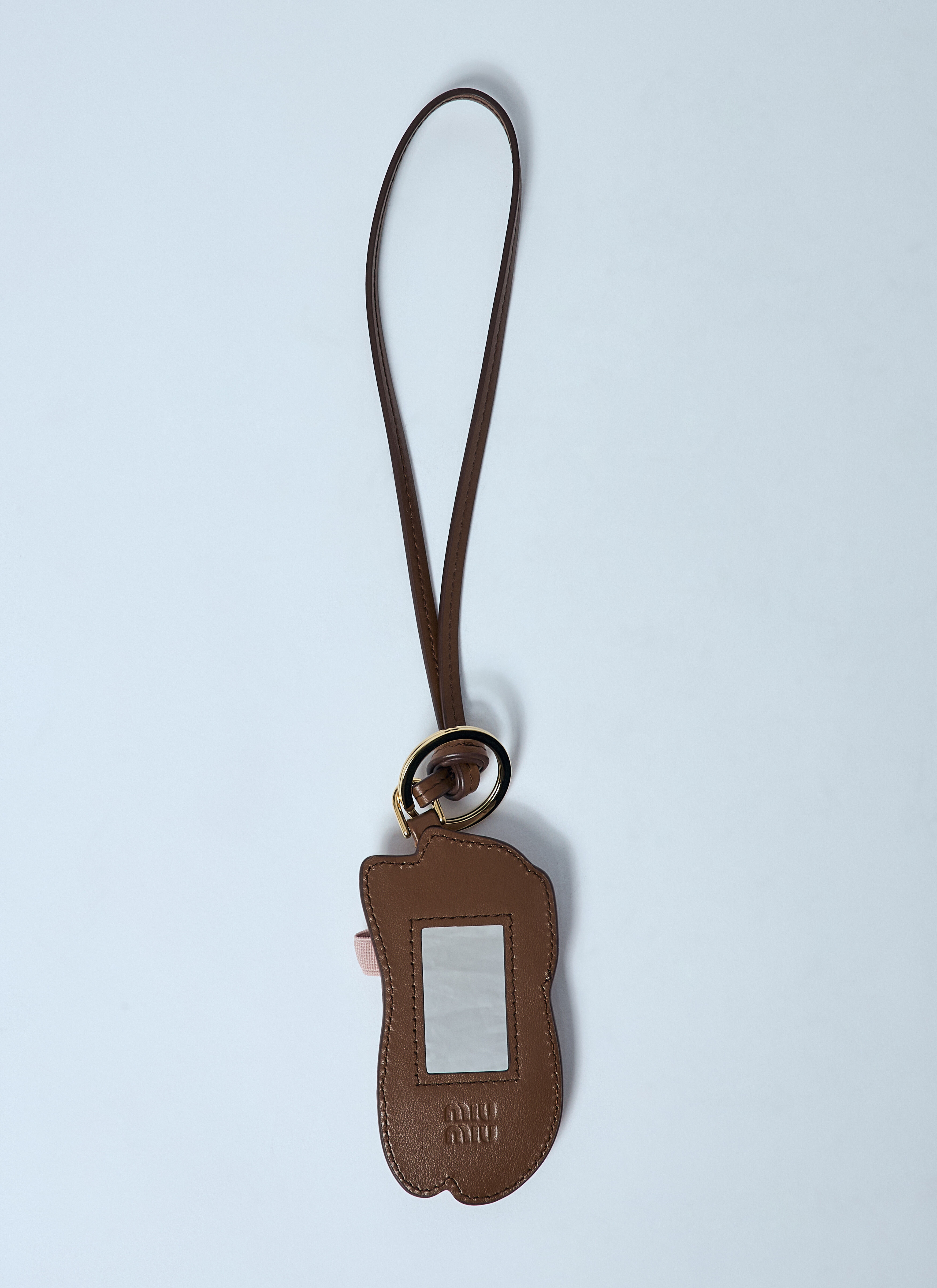 Miu Miu Miu Ballet Leather Keychain | lncc | REVERSIBLE