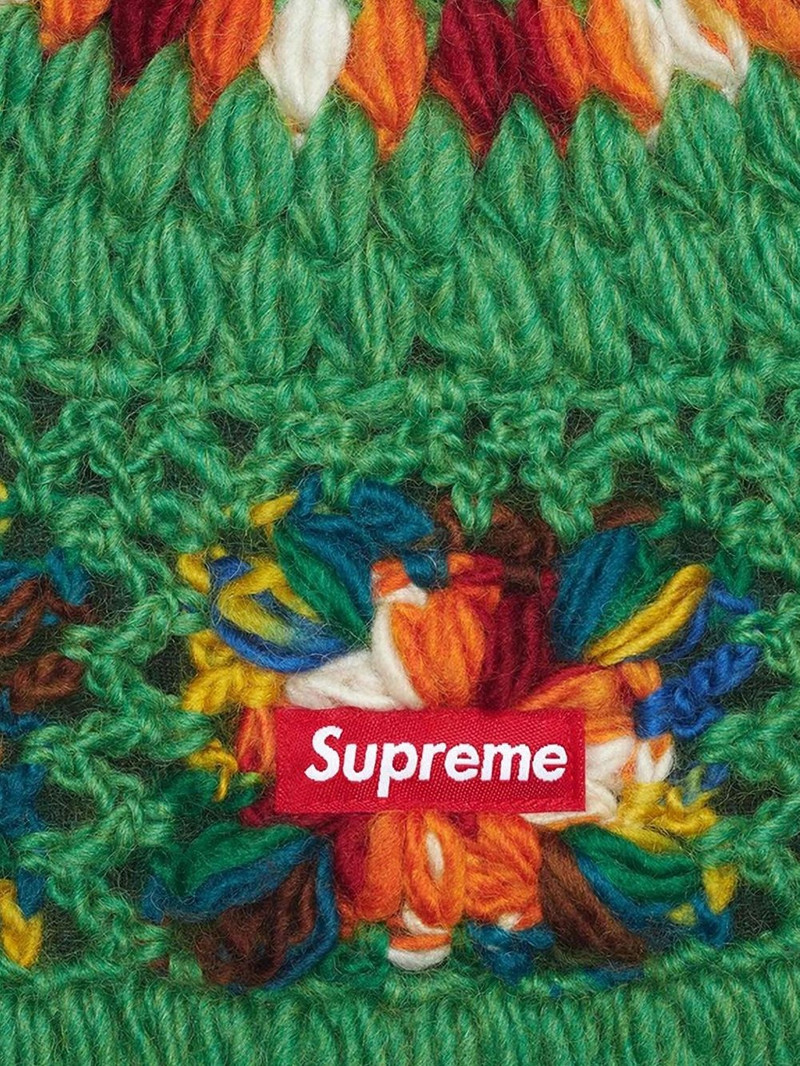 Supreme crochet beanie outlook