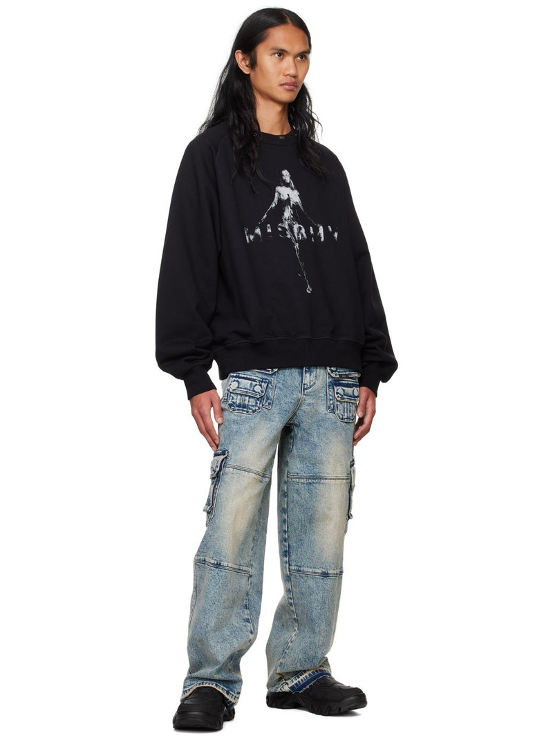 MISBHV Black Vintage 'Misbhv' Sweatshirt outlook