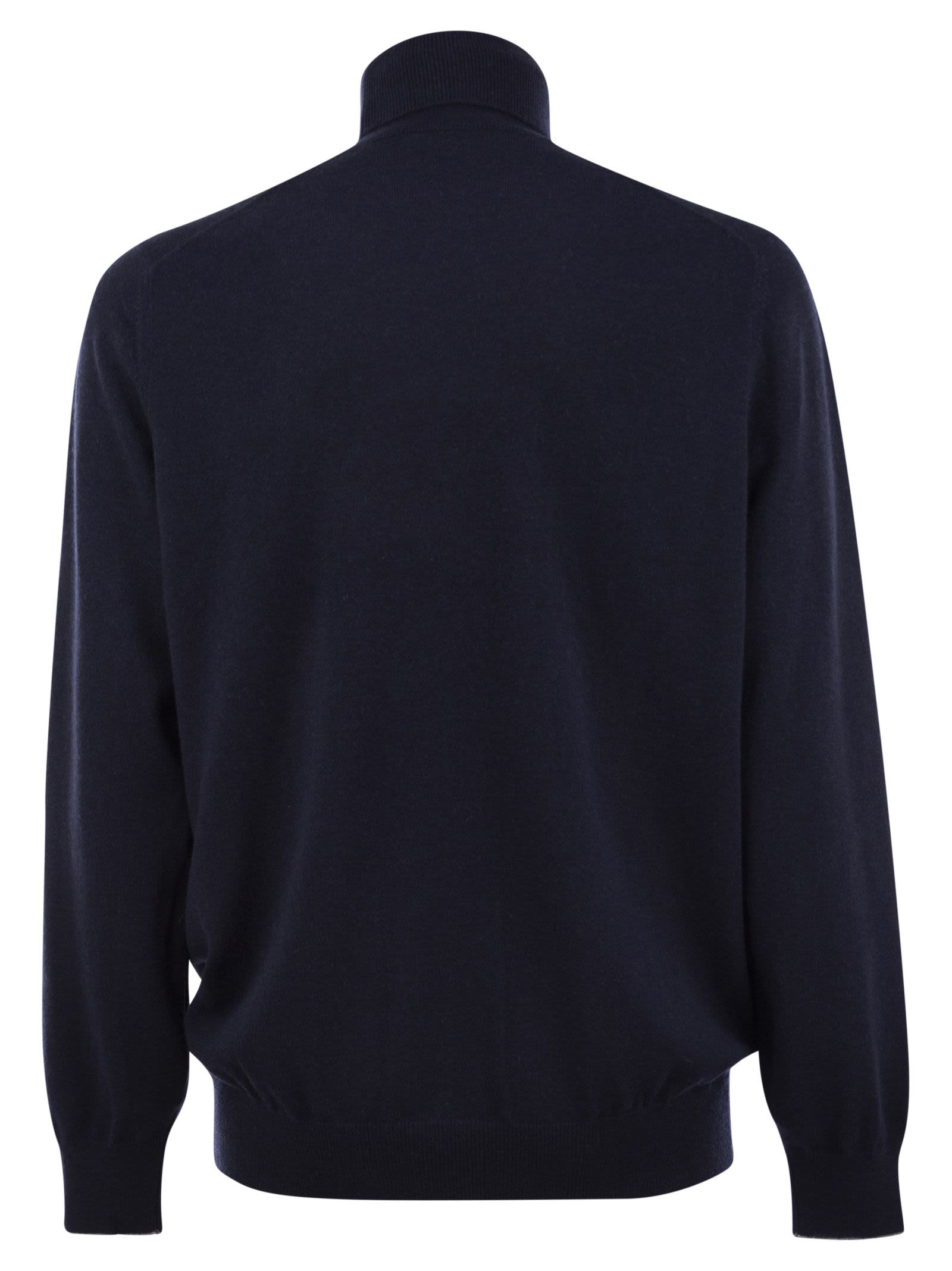 Brunello Cucinelli Men Cashmere Turtleneck Sweater - 2