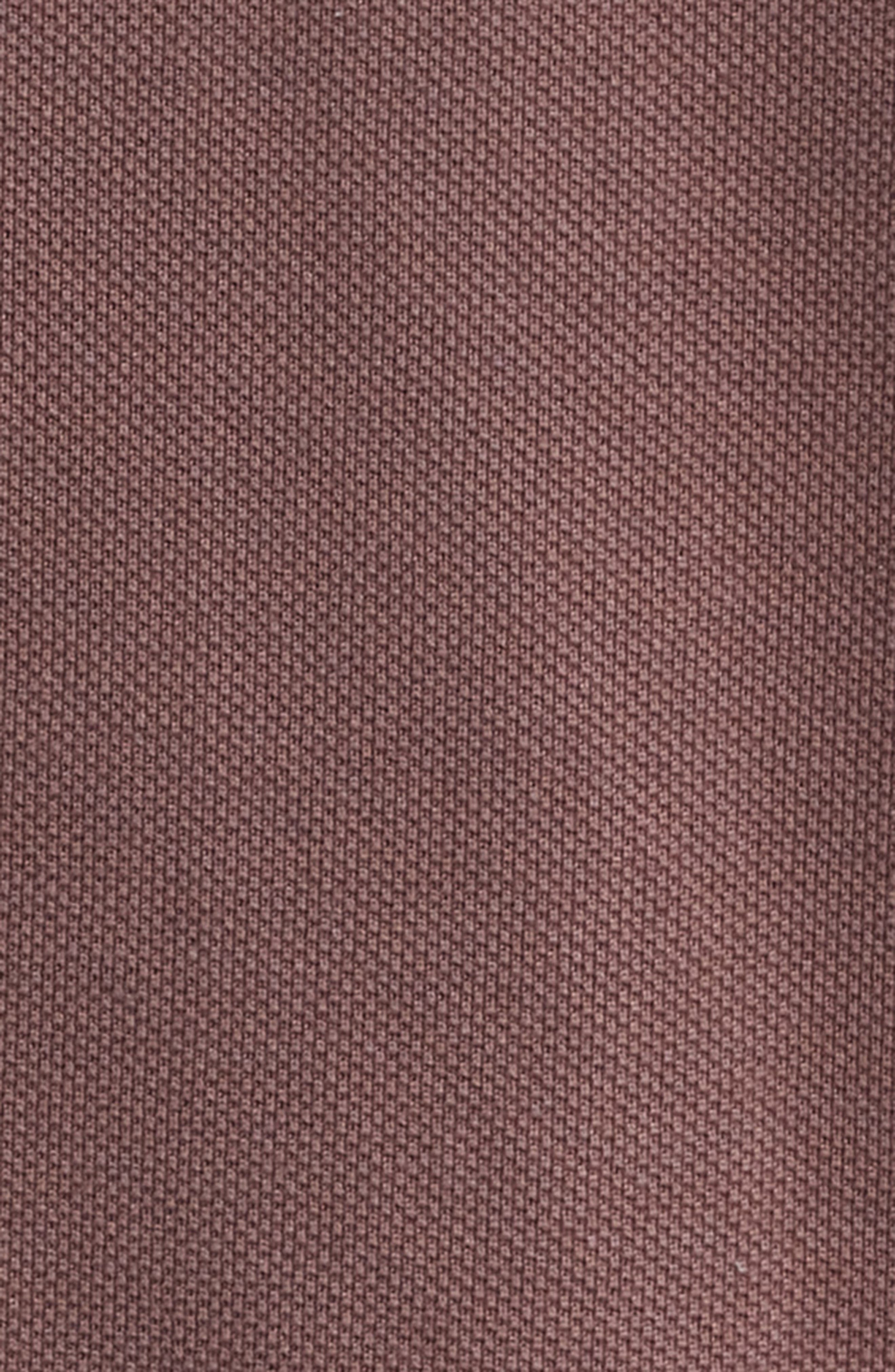FRAME Short Sleeve Piqué Button-Up Shirt in Mauve at Nordstrom - 6