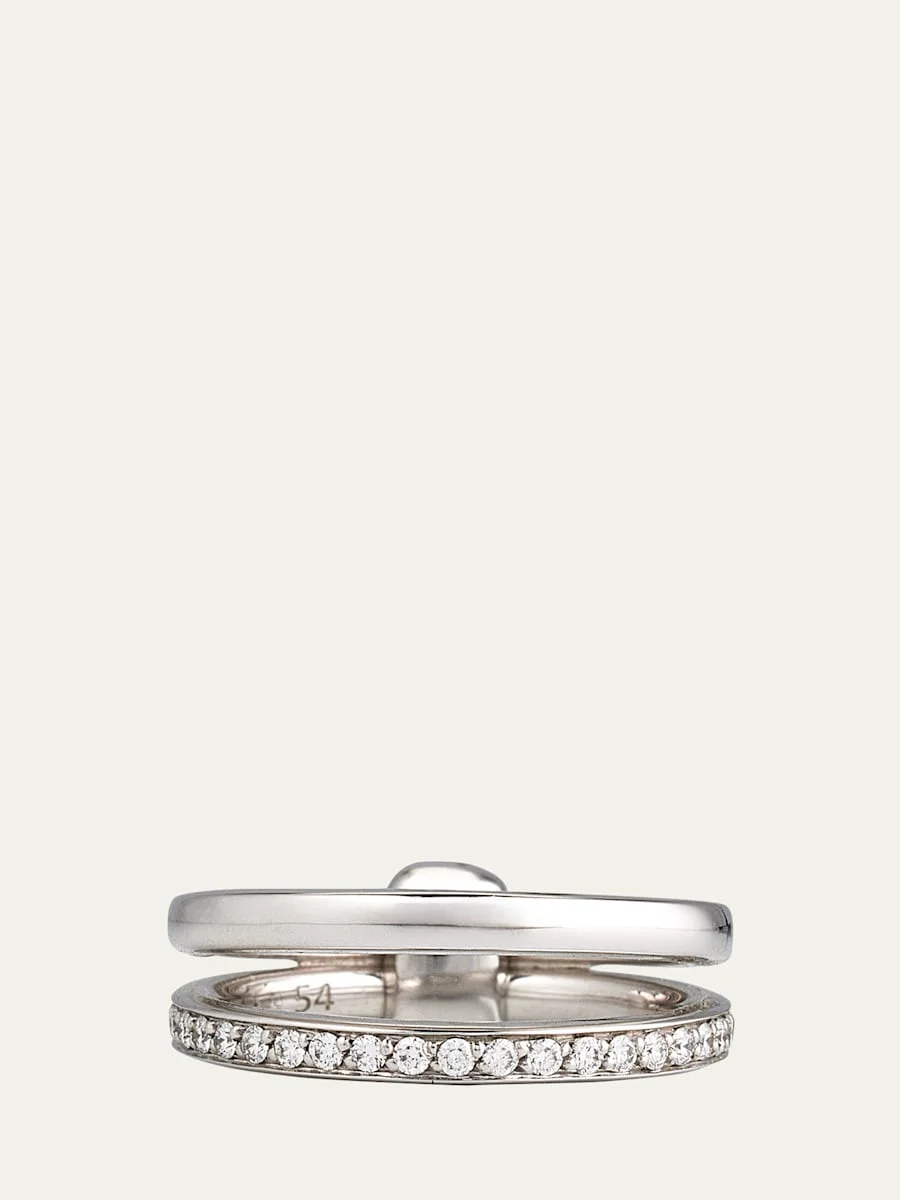 Iconica 18k White Gold Diamond Ring - 1