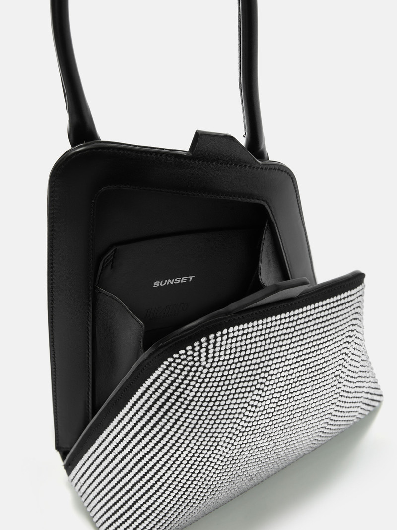 ''SUNSET'' CRYSTAL AND BLACK TOP HANDLE 4