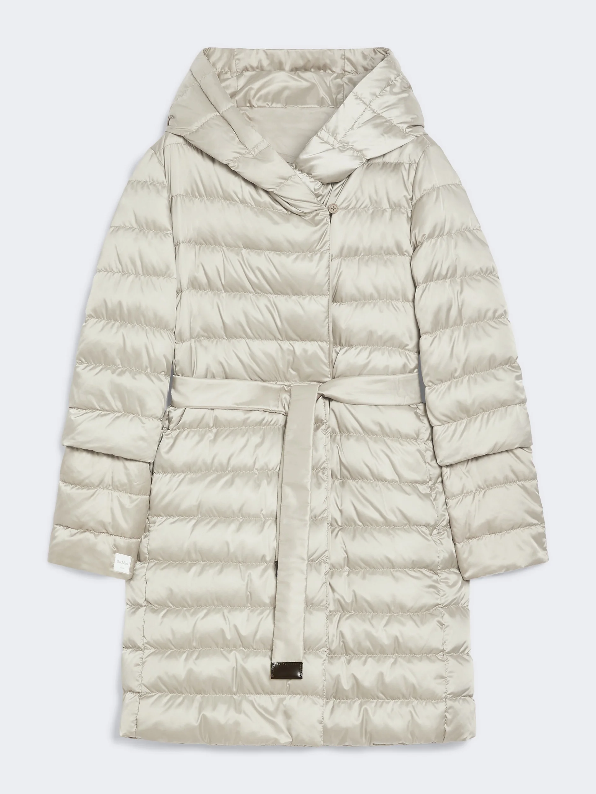 NOVEF Reversible down jacket in water-repellent satin - LIGHT - 1