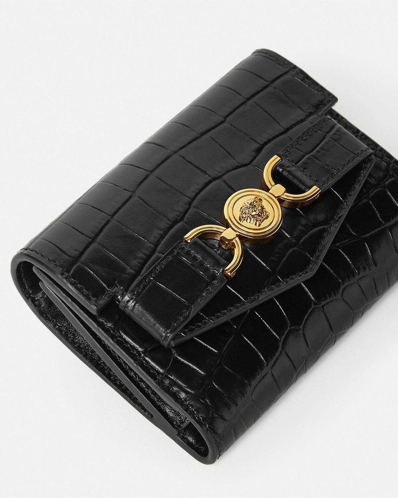Croc-Effect Medusa '95 Trifold Wallet 4