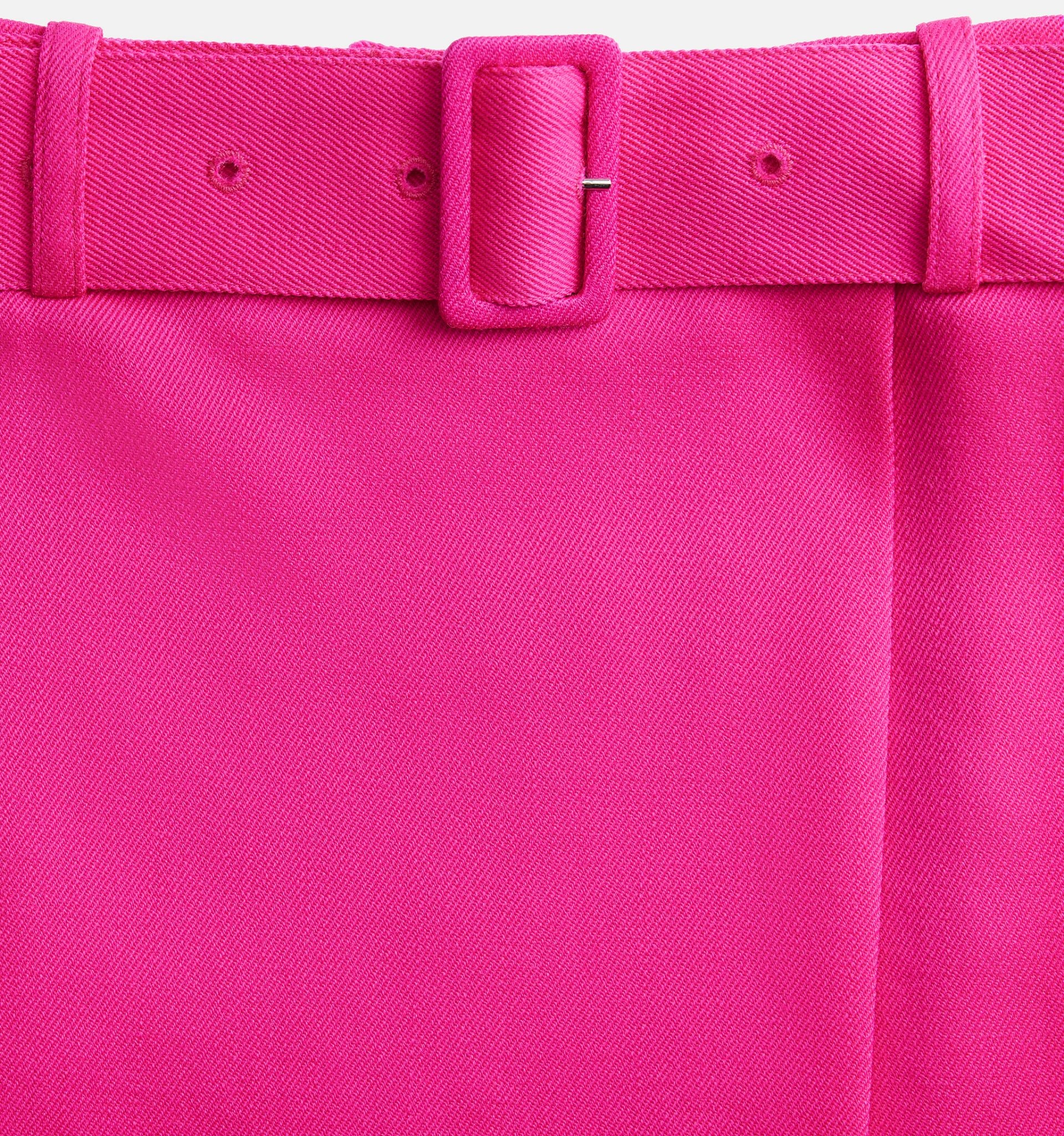 Belted Mini Skirt - 3