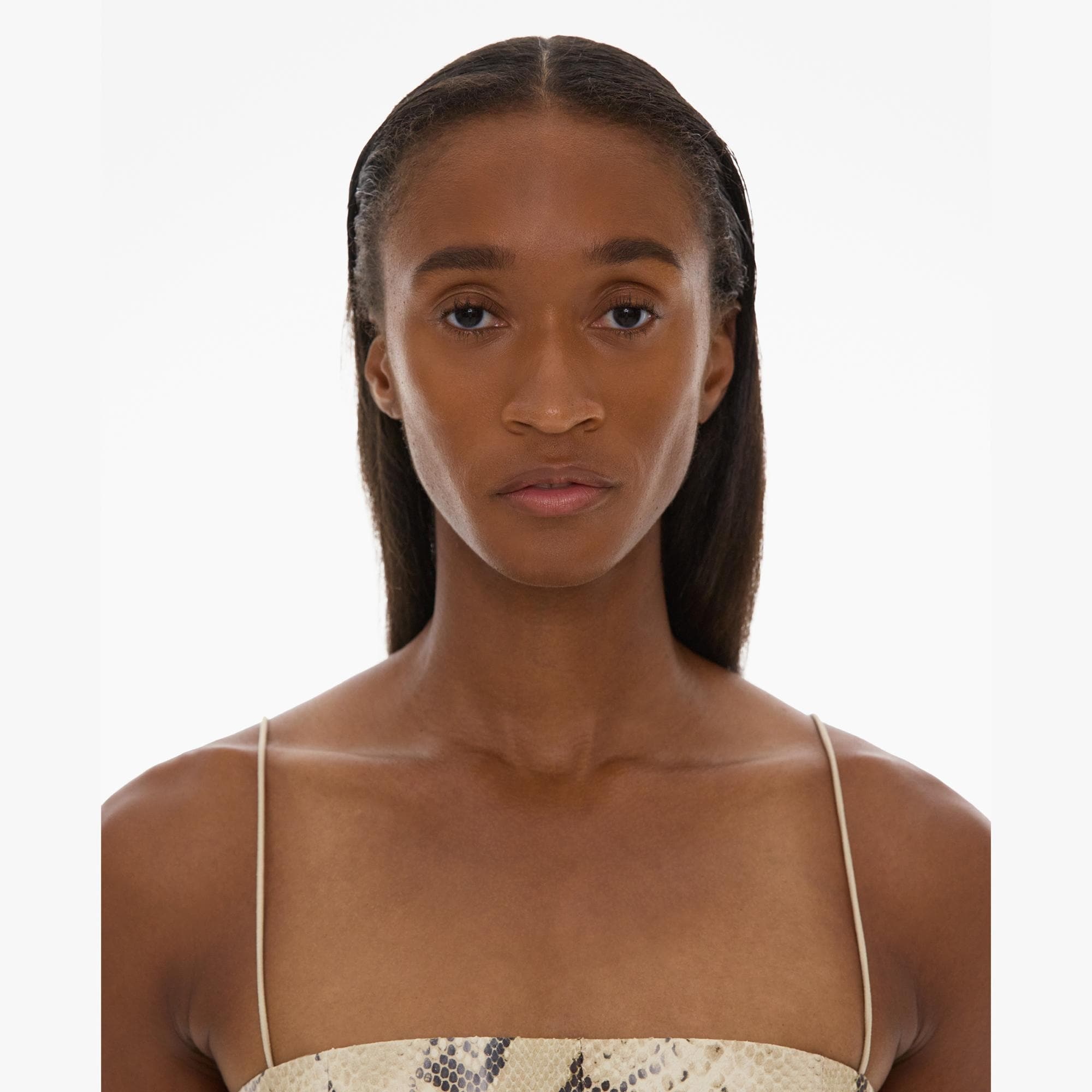 PYTHON-EMBOSSED LEATHER TANK TOP - 7