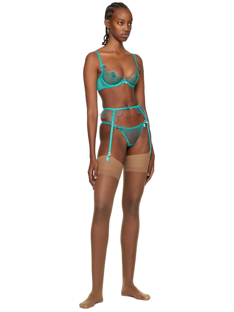 Agent Provocateur Blue Lorna Garter Belt outlook