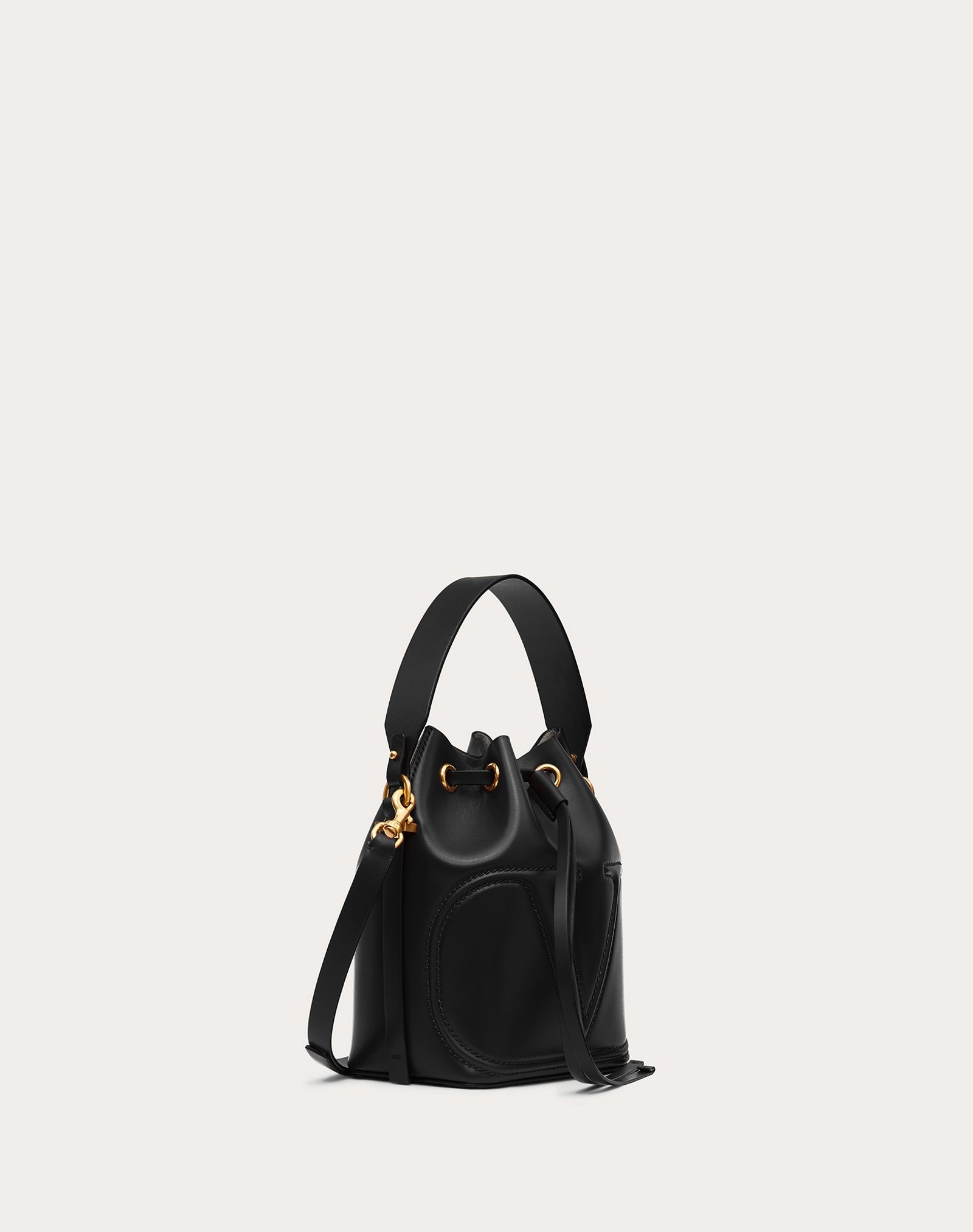 VLogo Walk Calfskin Bucket Bag - 2