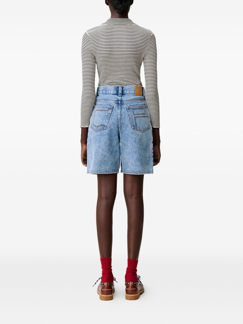 five-pocket denim shorts 4