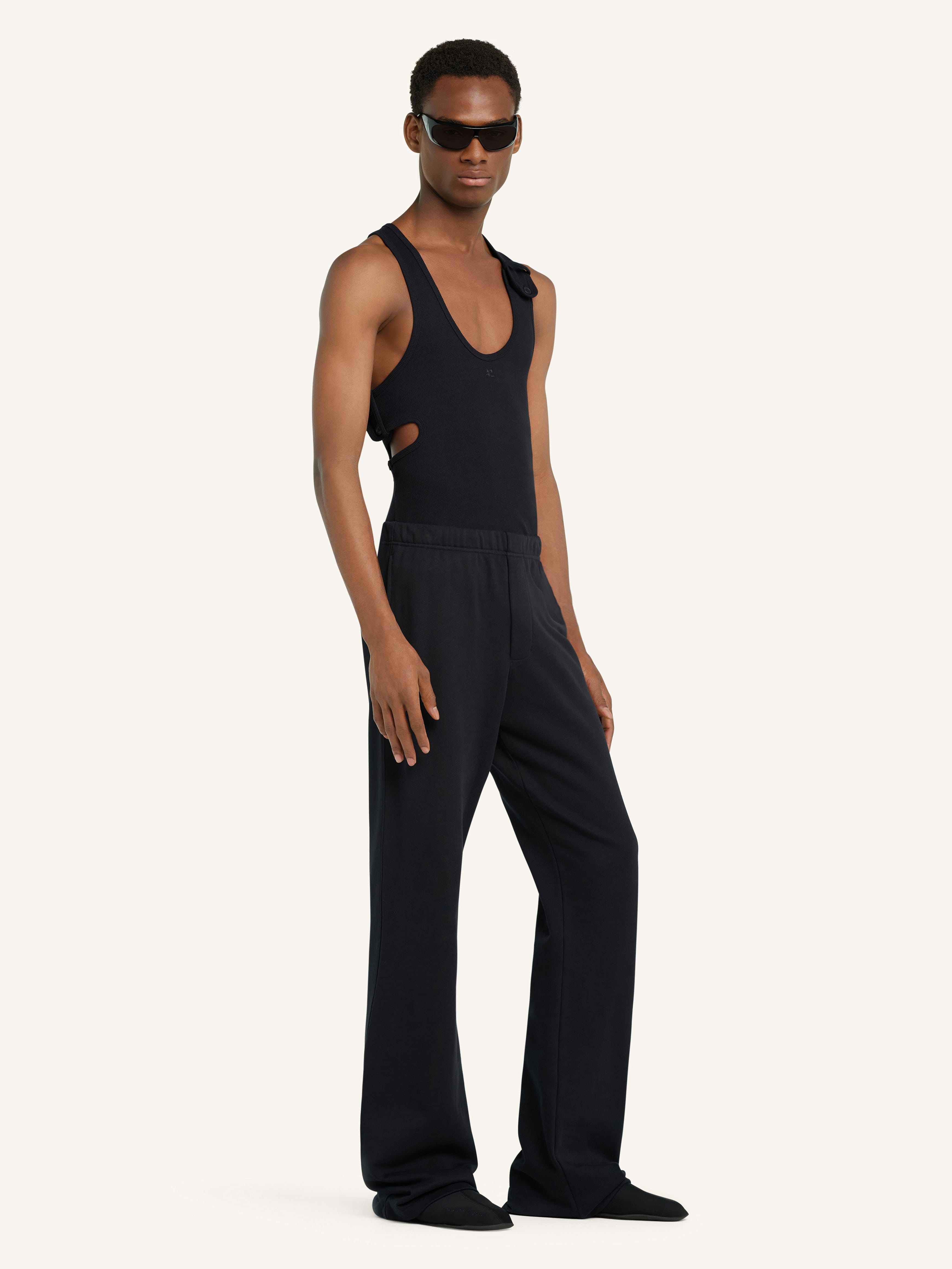 EMBROIDERED FLEECE PANTS - 3