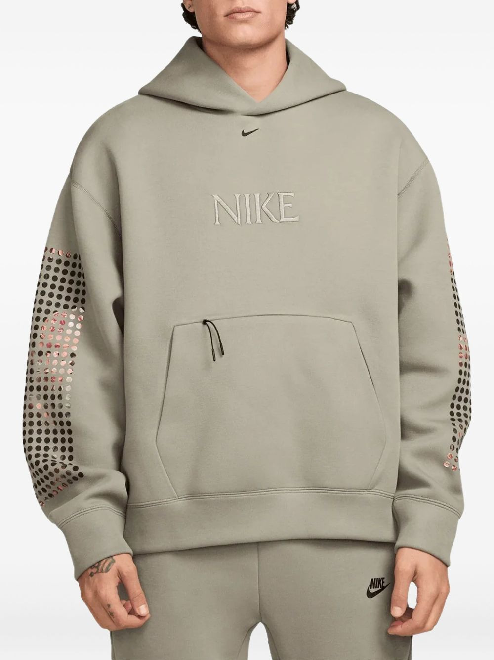 floral-print hoodie - 1