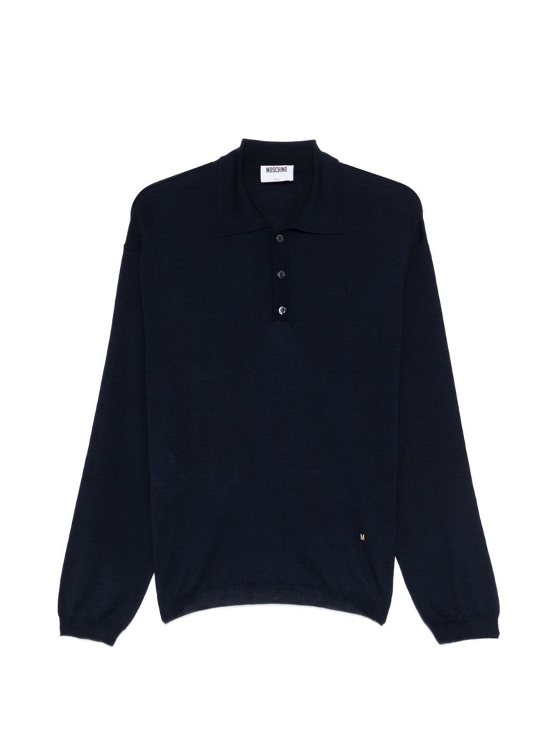 button logo polo shirt 1