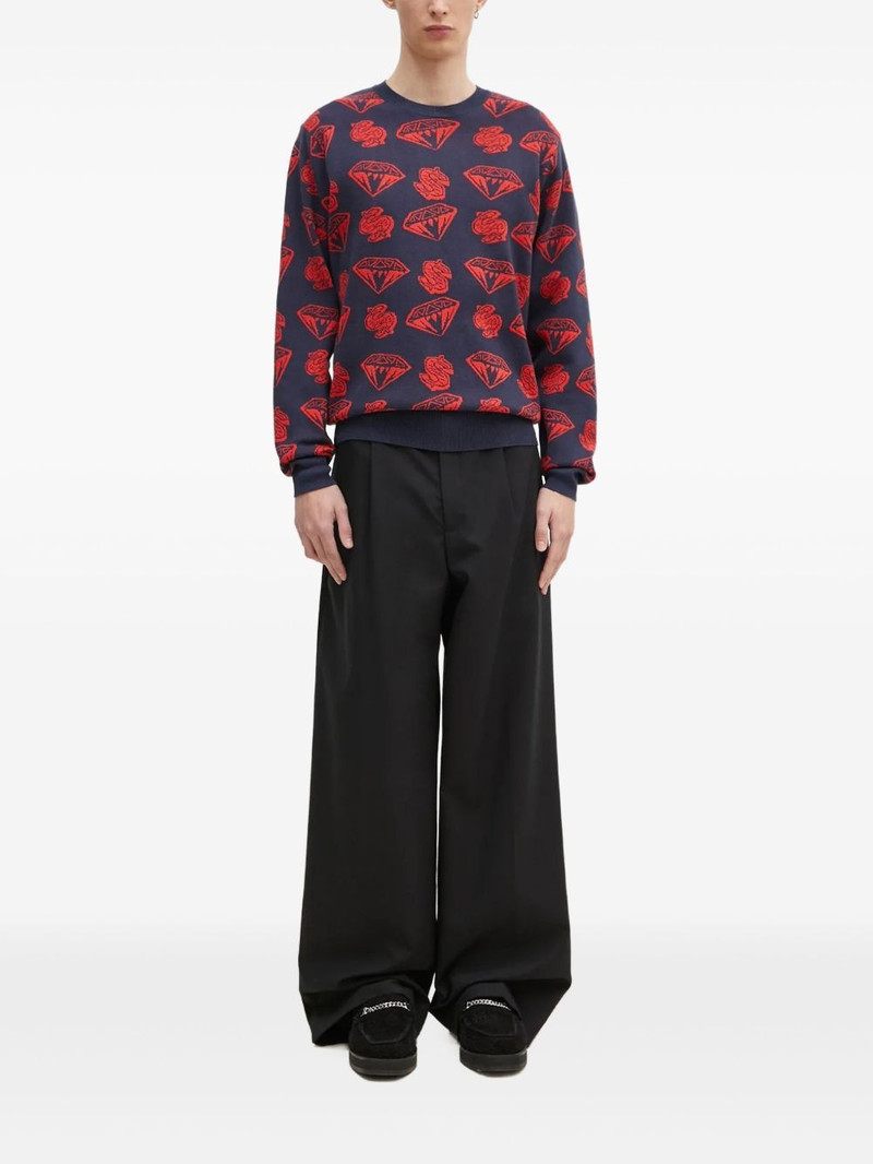 diamond dollar-intarsia sweater 1