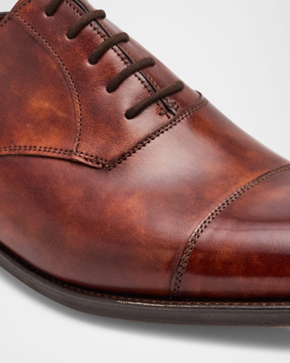 Men's Taunton Cap Toe Leather Oxfords - 5