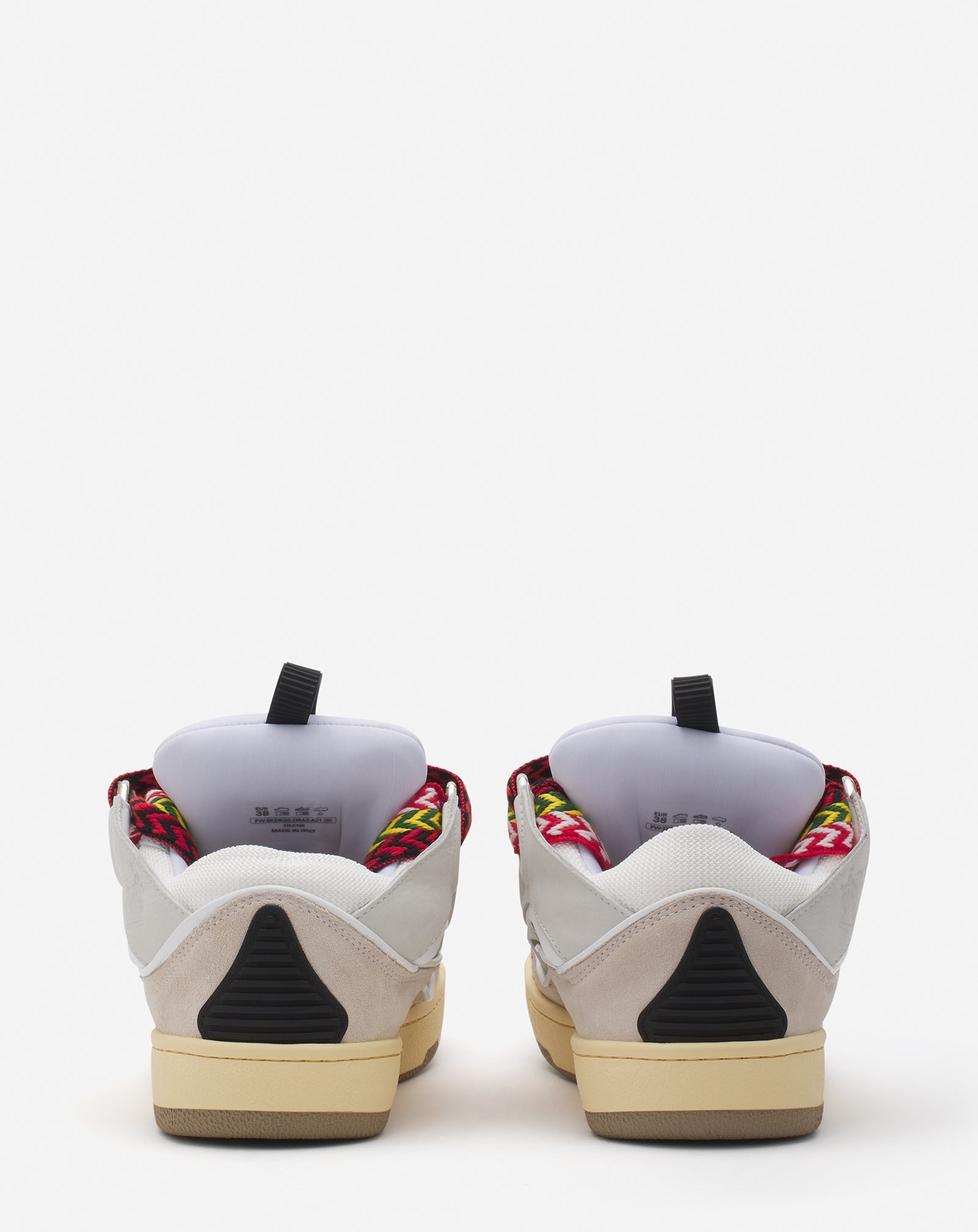 LEATHER CURB SNEAKERS - 4