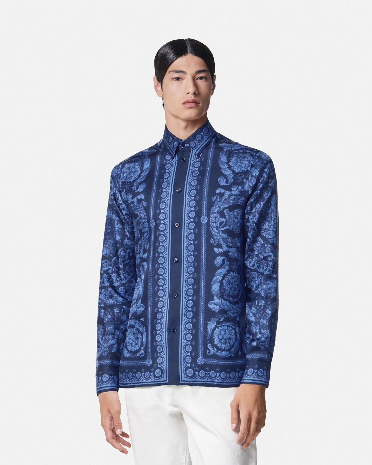 Barocco Silk Shirt - 4