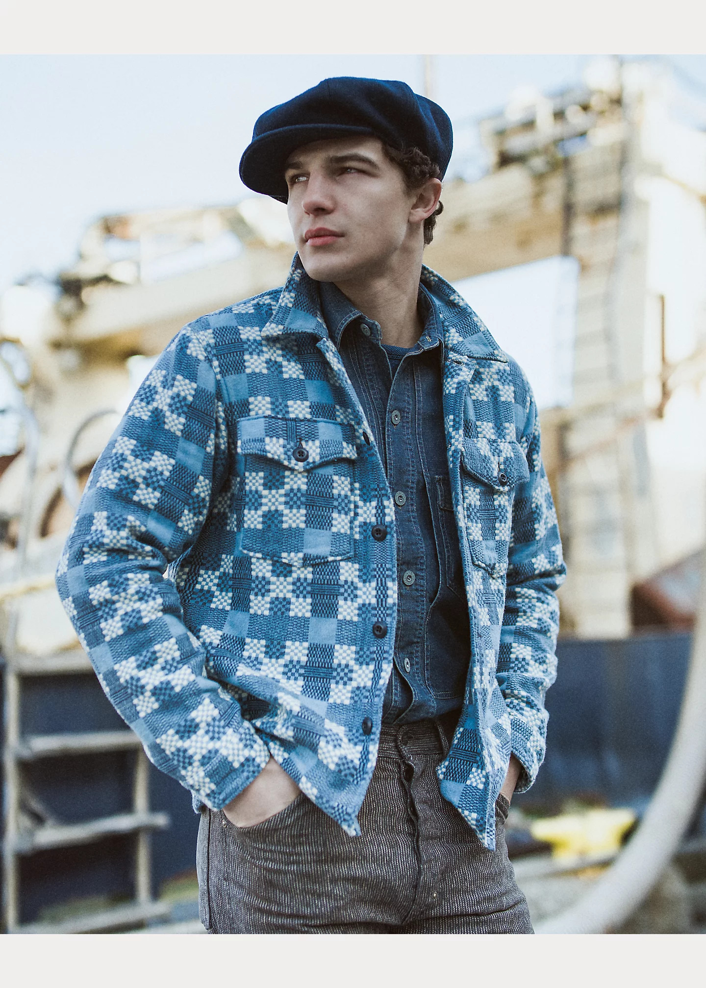 Patterned Jacquard Overshirt - 6