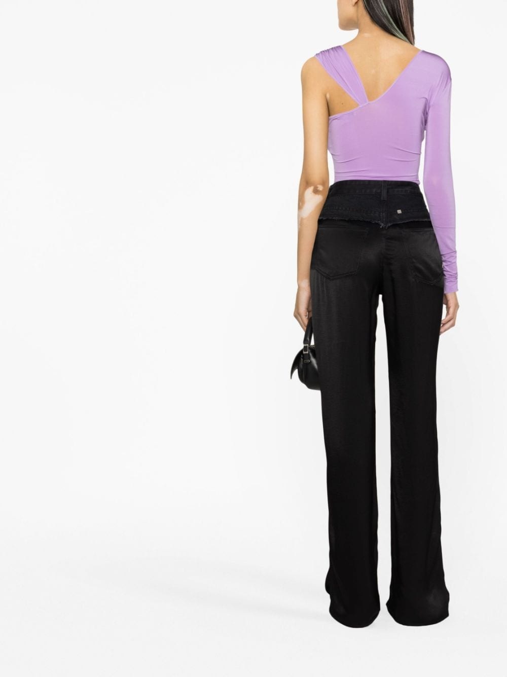 one-shoulder asymmetric top - 4