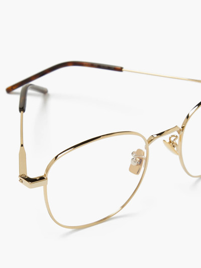 SAINT LAURENT Round metal glasses outlook