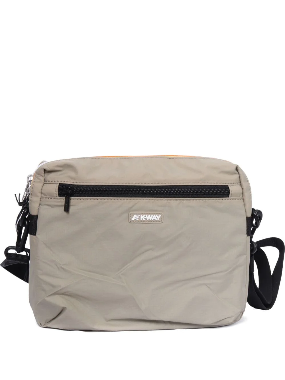zipped messenger bag - 1