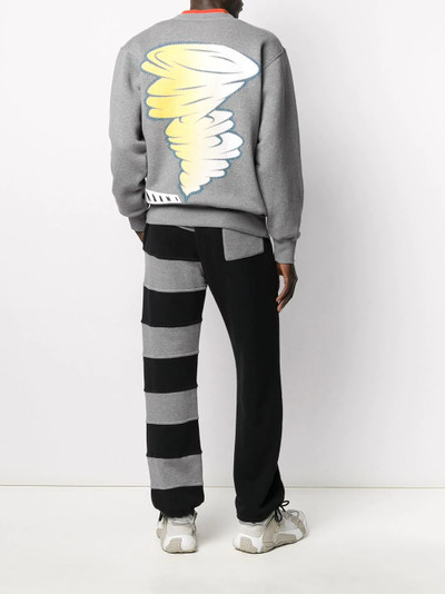 Marni tornado print sweatshirt outlook