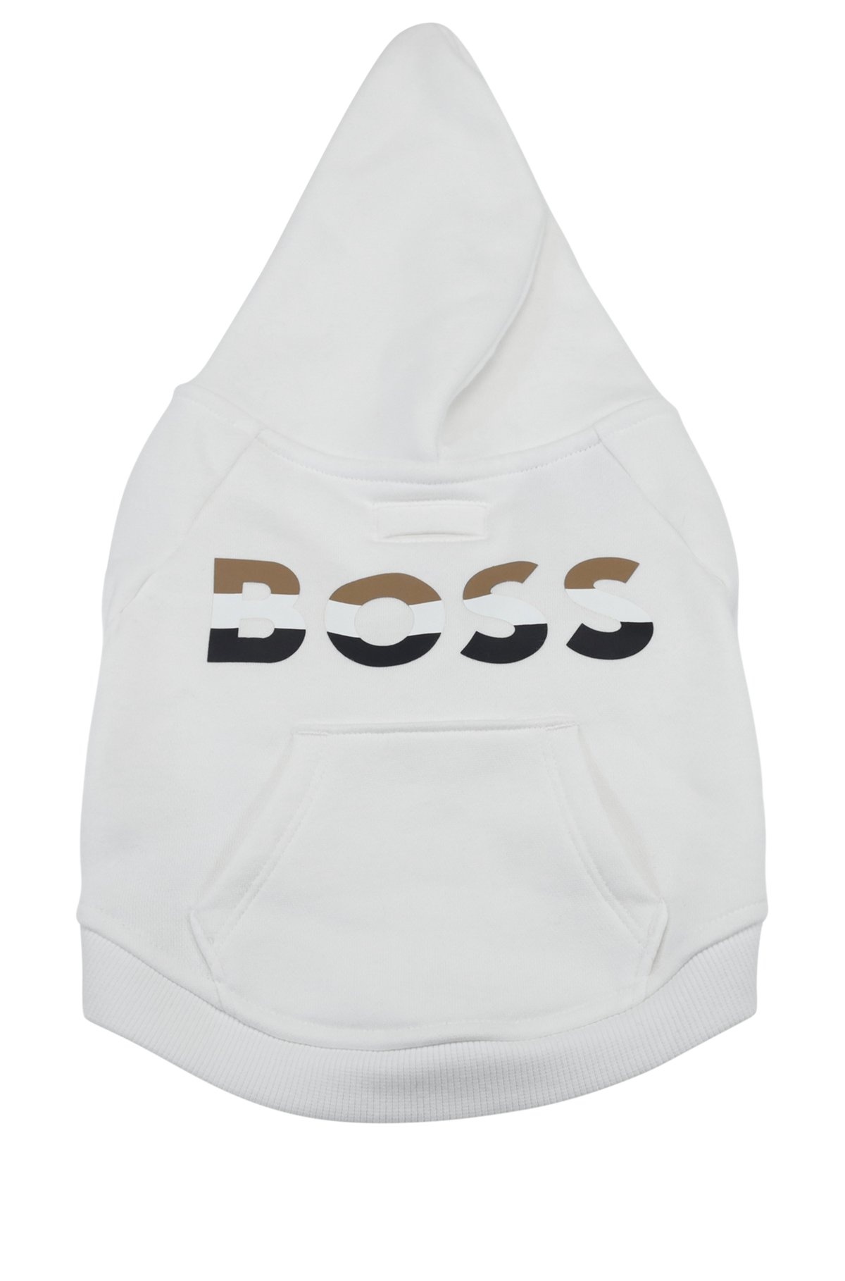 DOG HOODIE WITH ICONIC STRIPE LOGO - 1