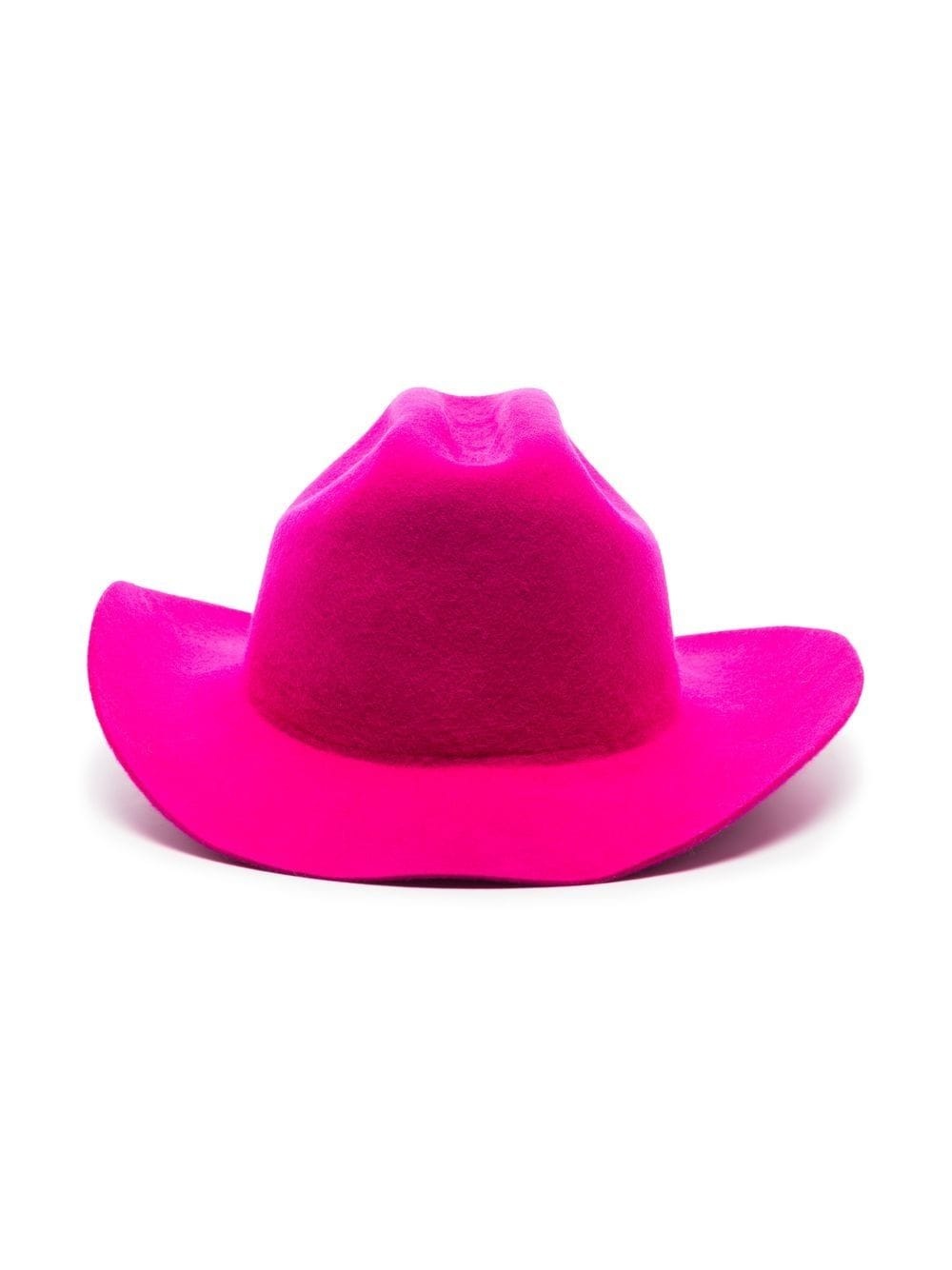 logo-embroidered cowboy hat - 4