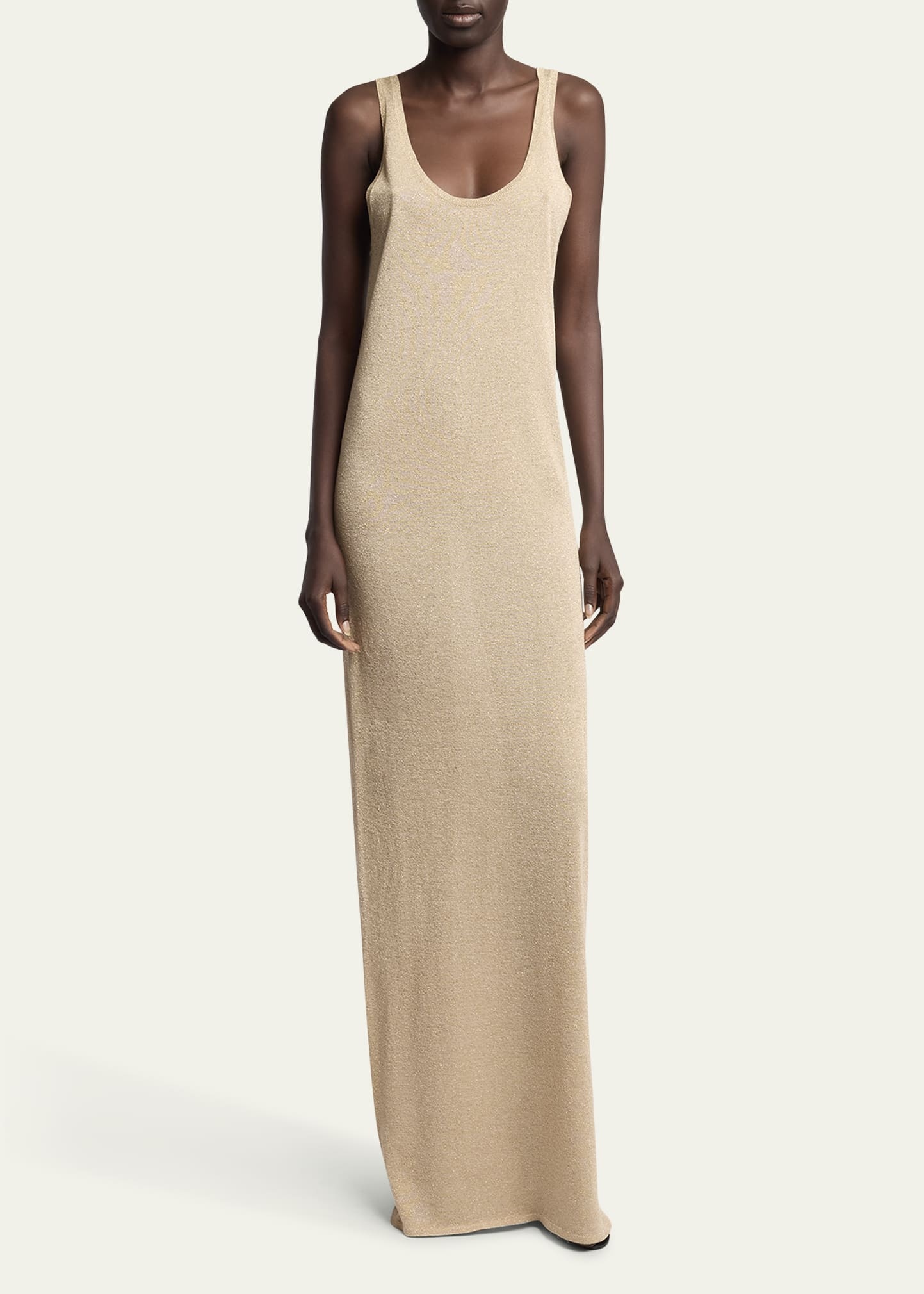 Maxi Scoop-Neck Tank Dress - 2