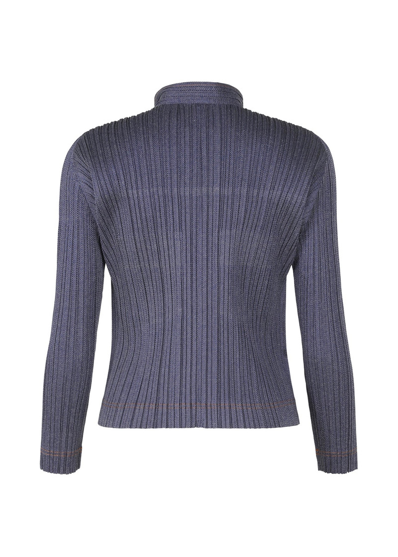 Pleats Please Issey Miyake COTTON DENIM JACKET outlook