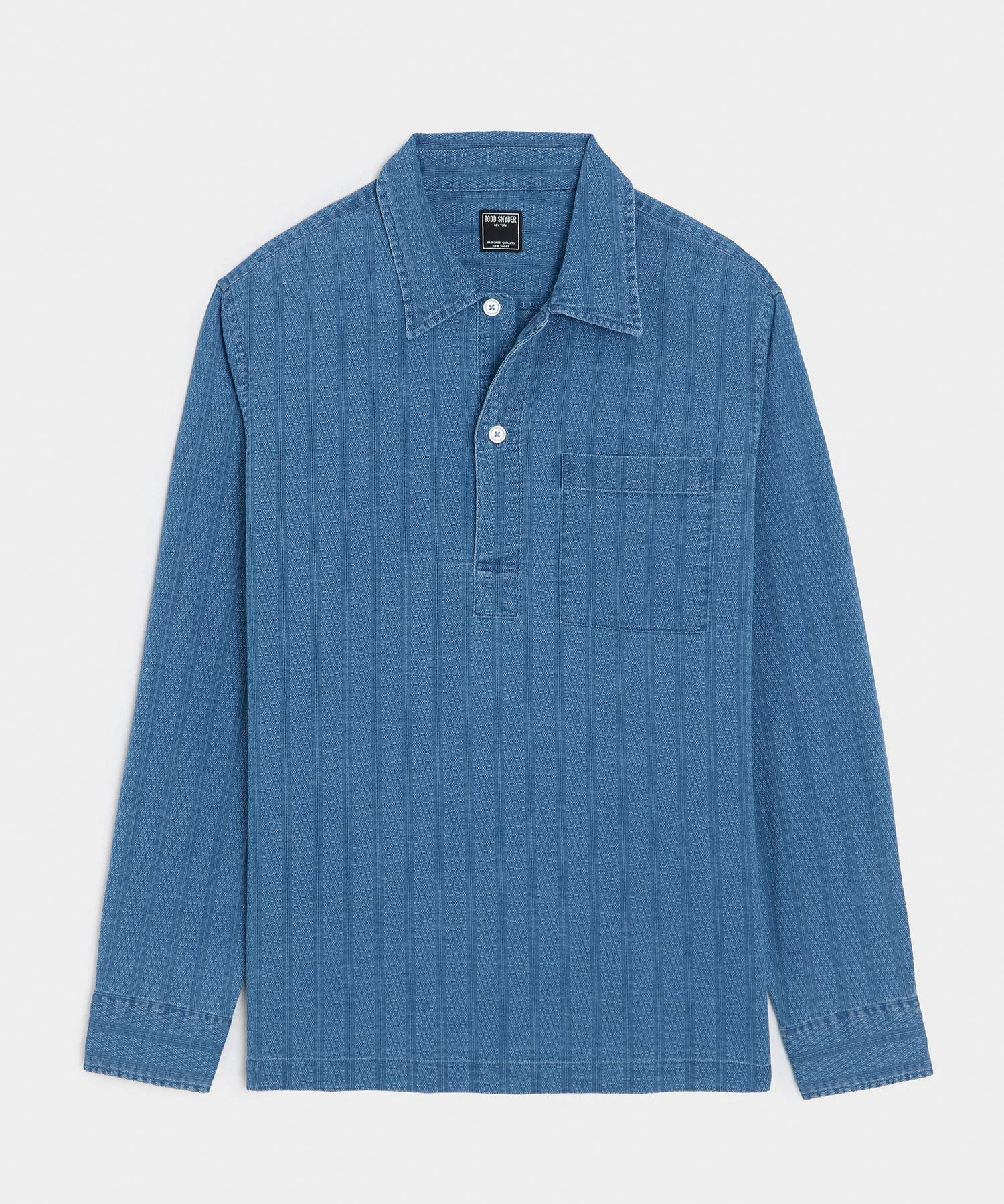 Jacquard Denim Popover - 1