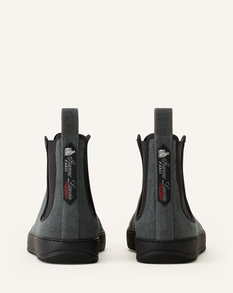 BLACK DBB1 HIGH TOP CANVAS SNEAKERS 3