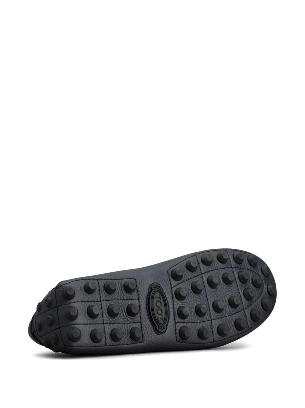 Gommino logo plaque leather loafers - 4