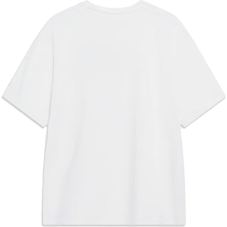 Li-Ning Casual Embroidered T-Shirts 'White' AHST183-1 - 2