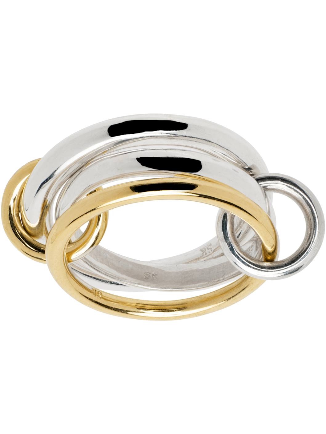 Silver & Gold Scorpio SG Ring - 2