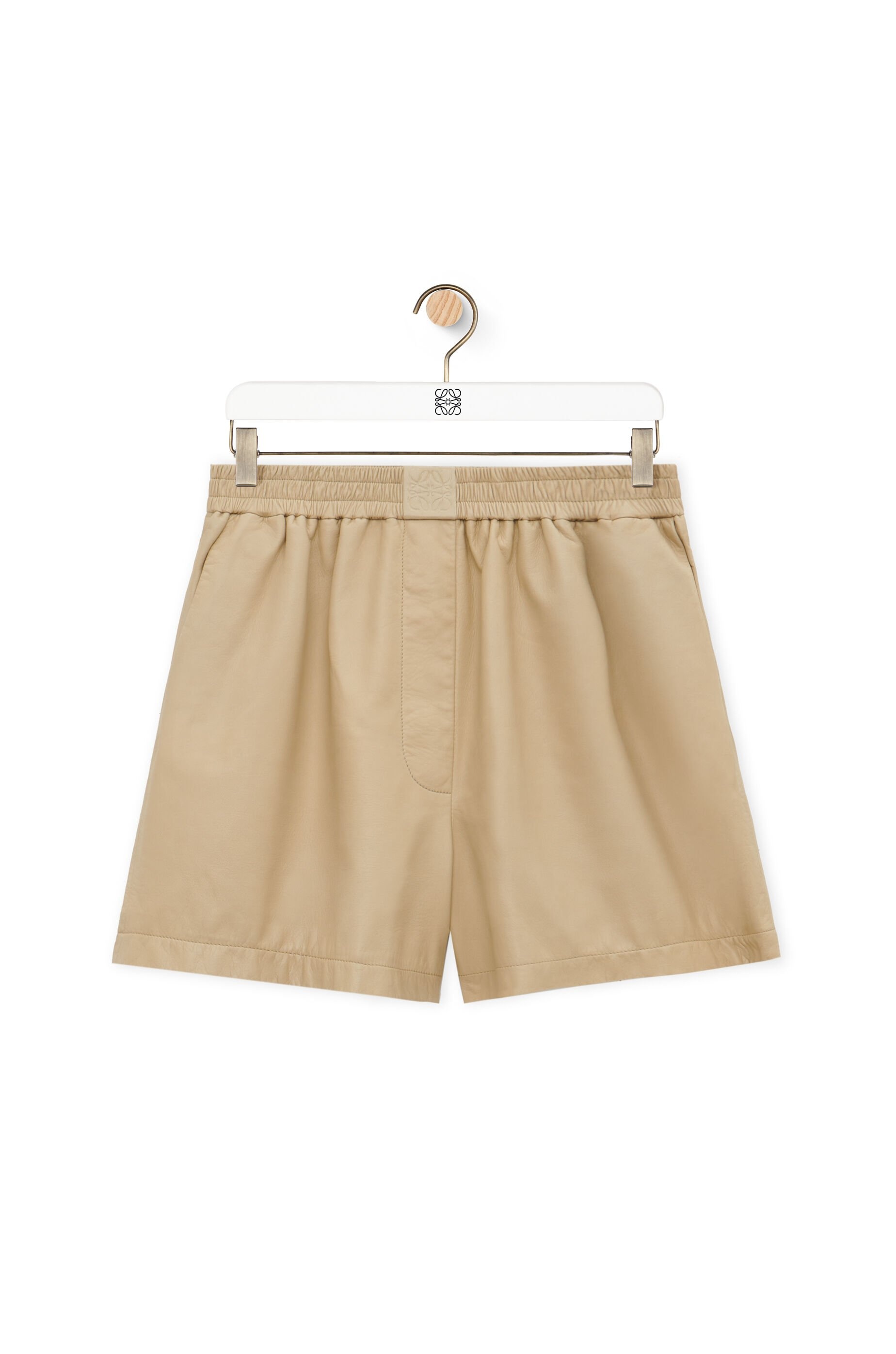 Shorts in satin nappa lambskin - 1