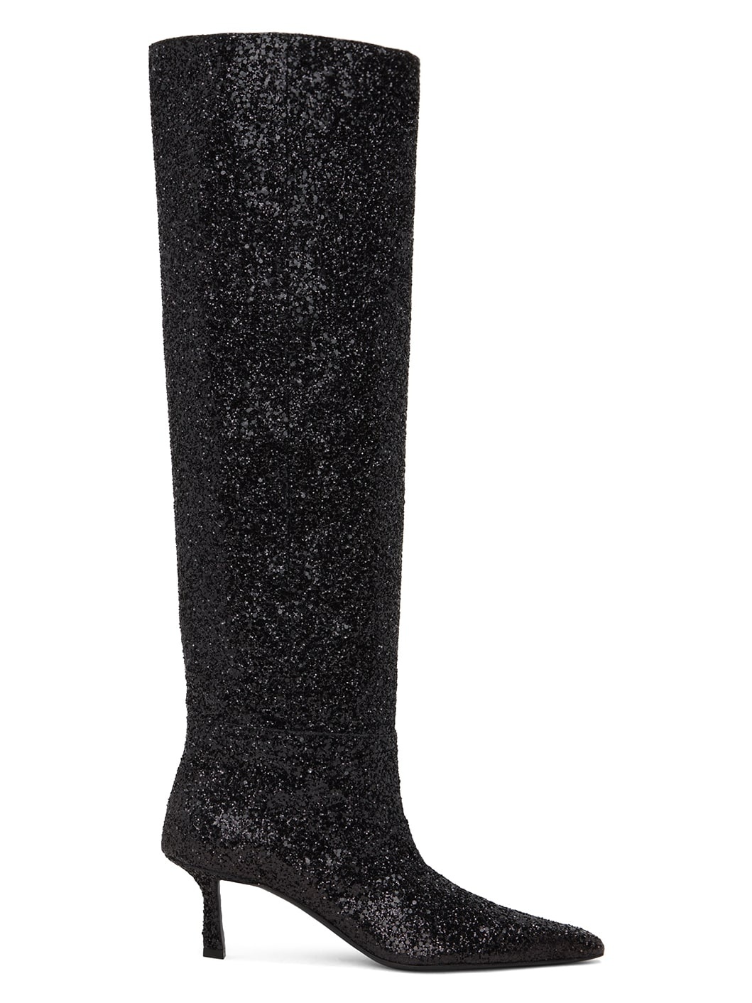 Black Viola Slouch Boots - 1