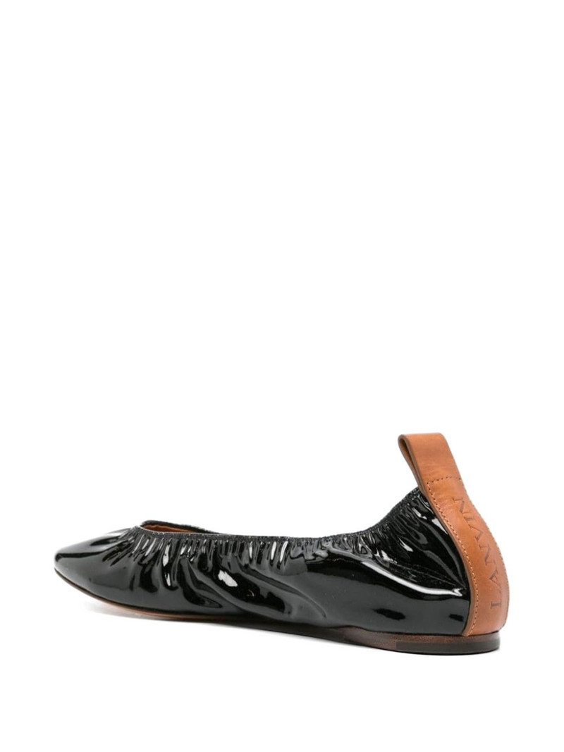 patent-leather slip-on ballet flats 3