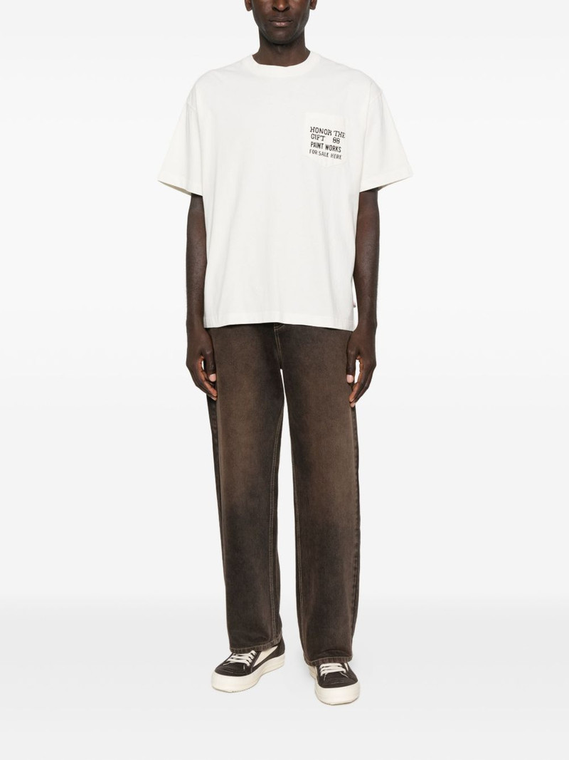 HONOR THE GIFT chest-pocket graphic-print t-shirt outlook
