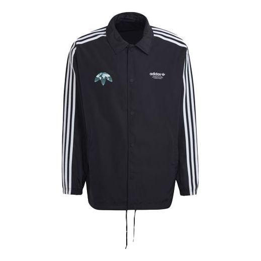 adidas originals Sports Long Sleeves Jacket Black HF4895 - 1