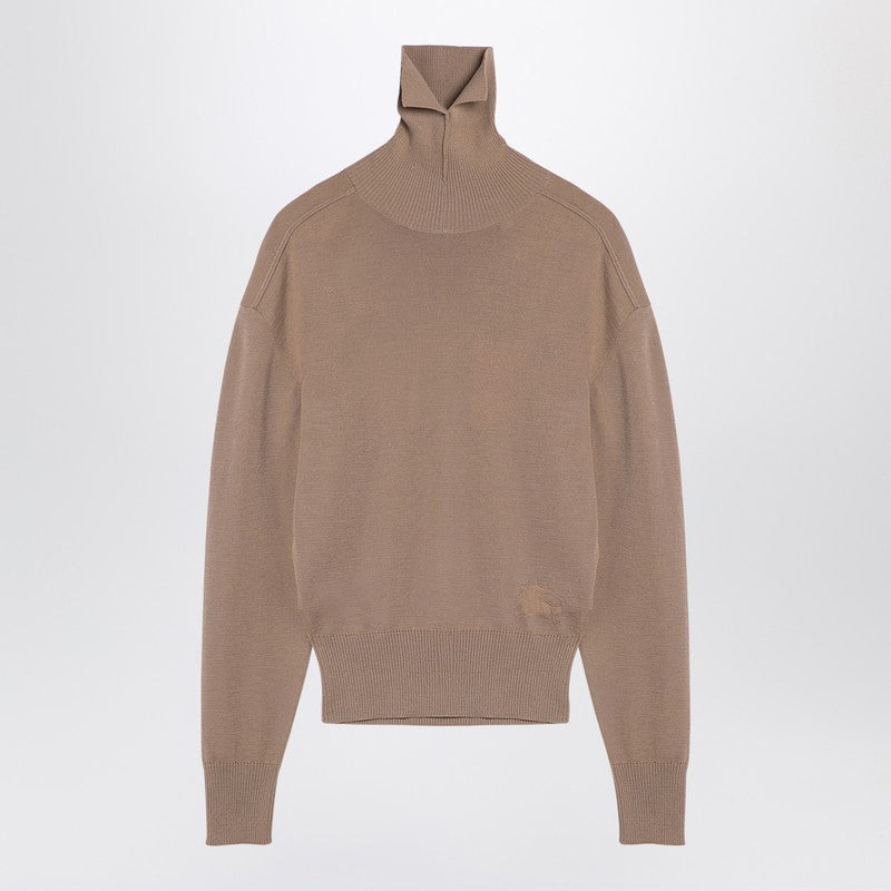 Burberry Beige Wool Turtleneck Sweater Women - 1