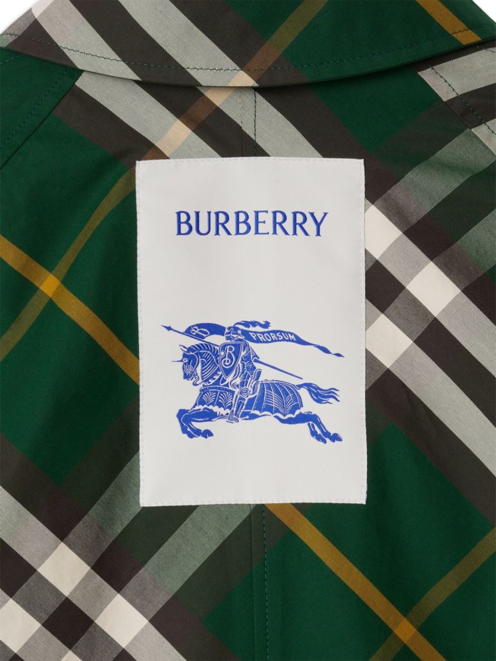 reversible check car coat - 5
