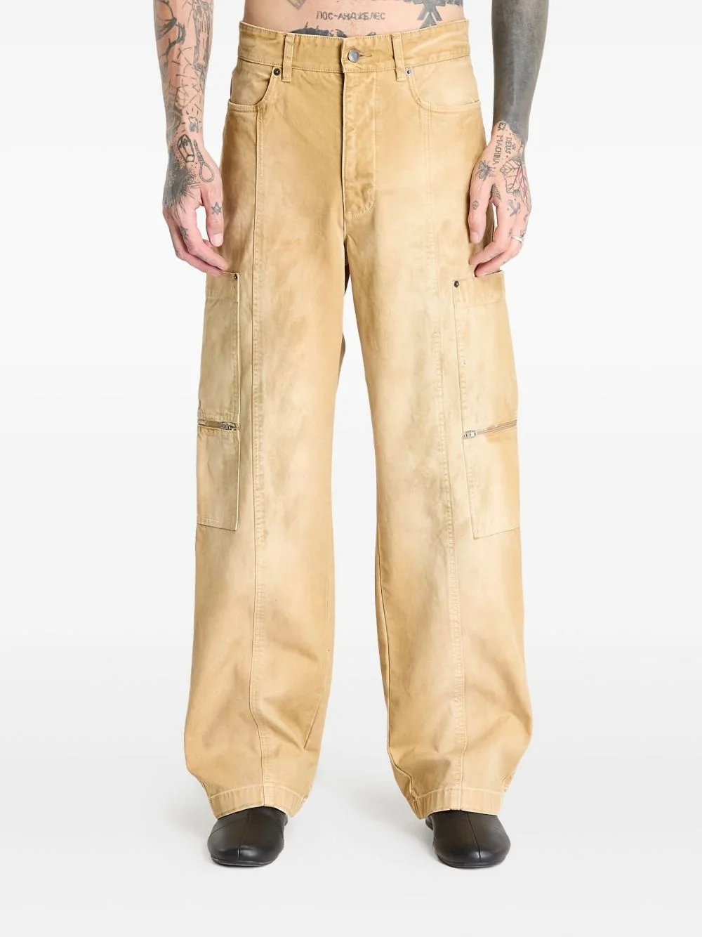 zip-pocket skater jeans - 1